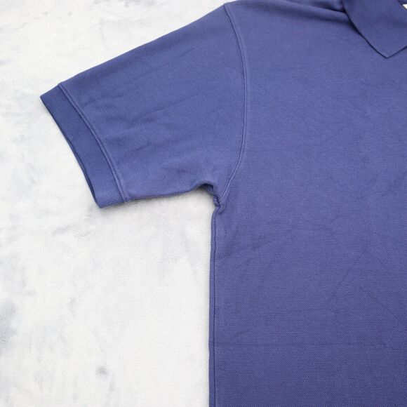 L L Bean Shirt Mens Medium Blue Polo Short Sleeve Collar Neck Tee - Picture 10 of 16